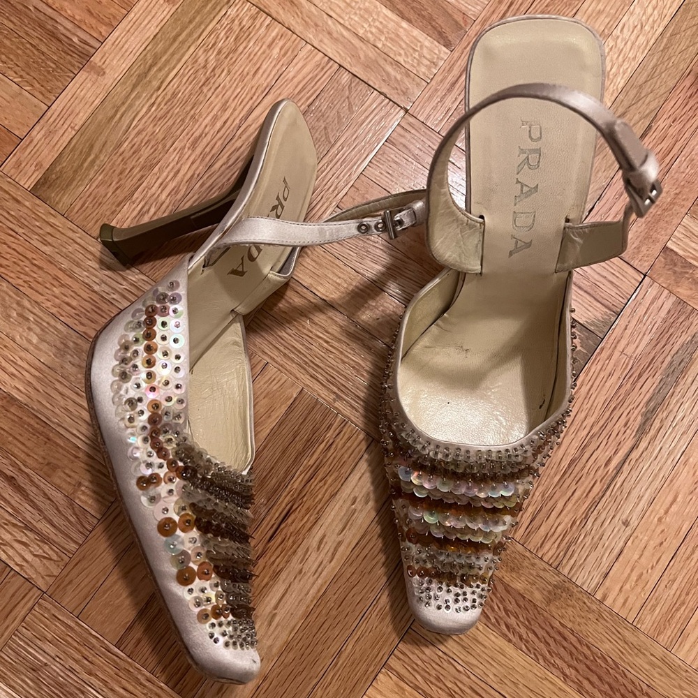 Prada shoes with sequence